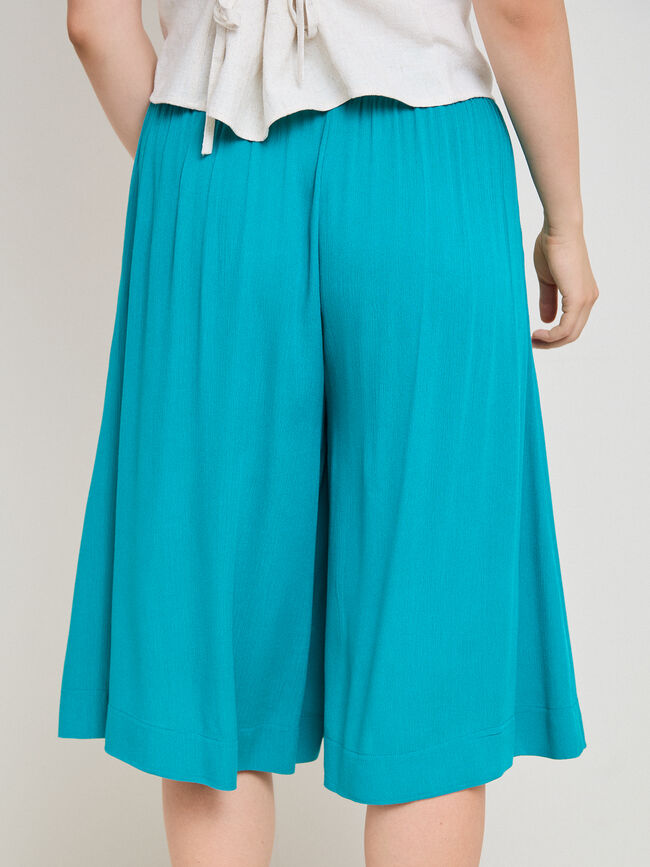 PANTALON BERMUDA Azul Laguna
