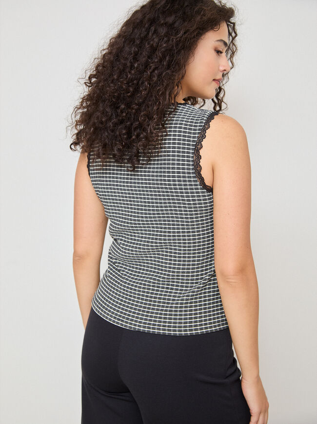 CAMISETA SET VICHY Negro