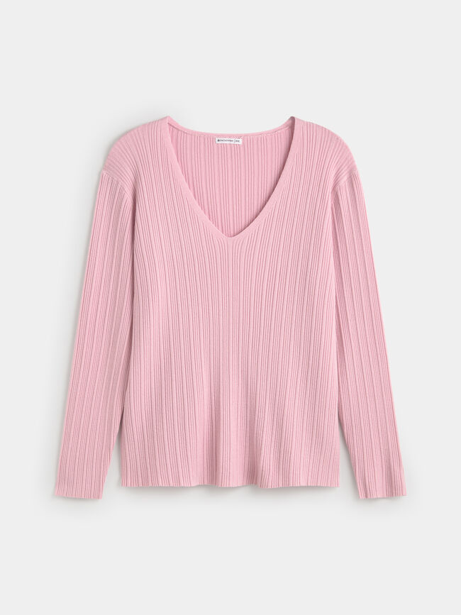 JERSEY PICO CANALE Rosa