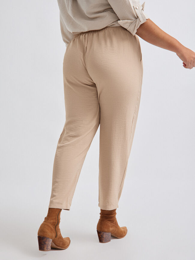 PANTALÓN FLUIDO Camel