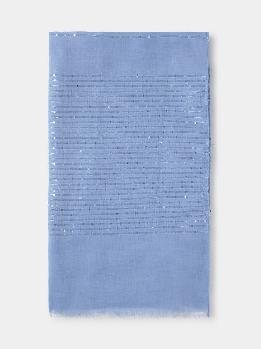 PA&Ntilde;UELO DETALLE BRILLO Azul Chambray image number null