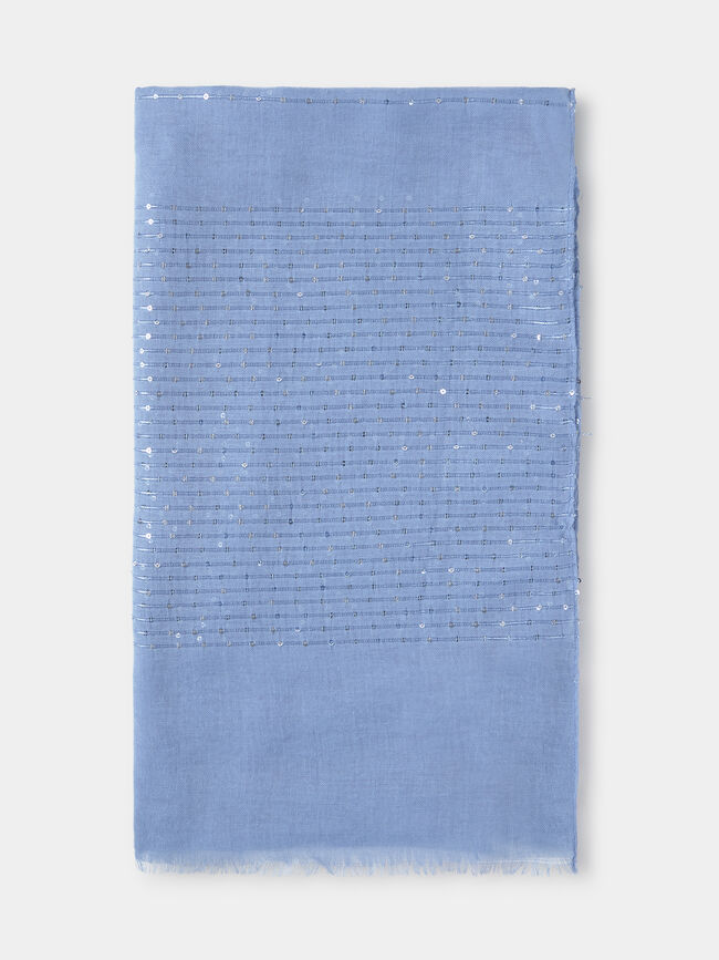 PA&Ntilde;UELO DETALLE BRILLO Azul Chambray