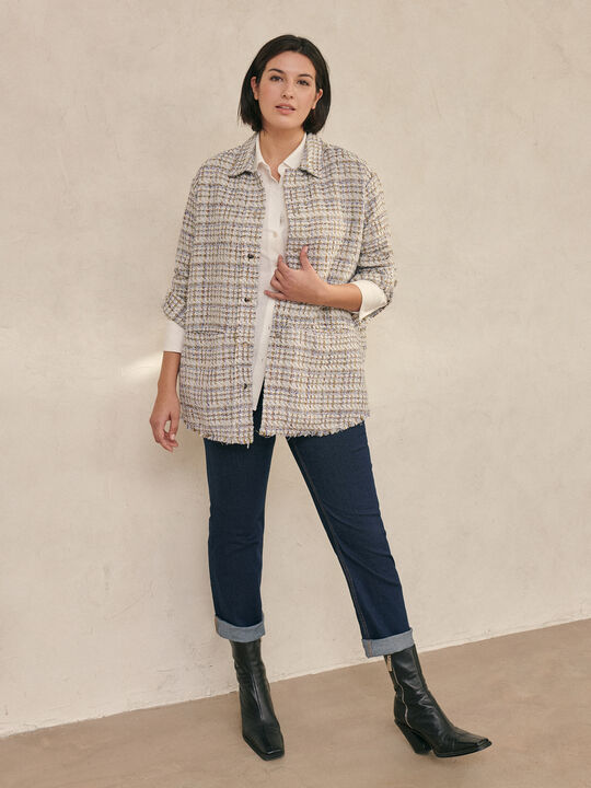 SOBRECAMISA TWEED Piedra image number null