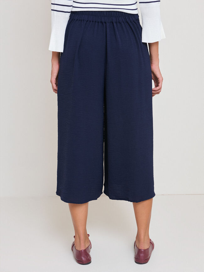 PANTAL&Oacute;N ANCHO BOTONES Azul Marino