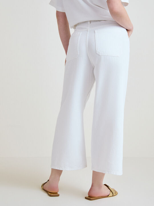 VAQUERO WIDE LEG Blanco Optico image number null