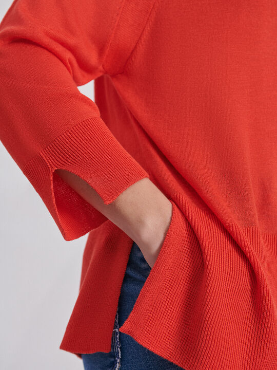 JERSEY CUELLO PICO naranja golden image number null