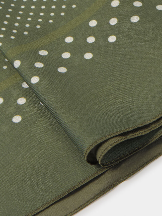PA&Ntilde;UELO DETALLE TOPOS verde militar