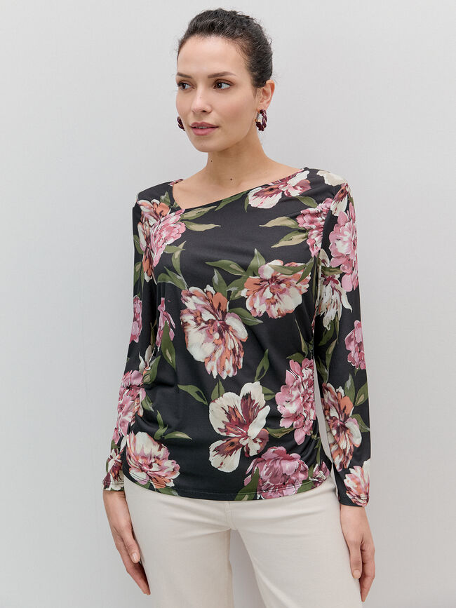 CAMISETA ITY FRUNCIDOS Estampado 1