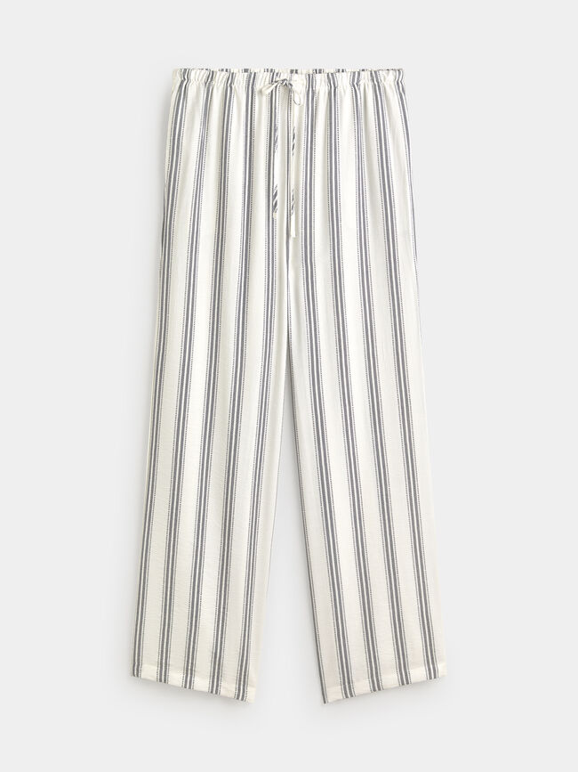 PANTAL&Oacute;N ANCHO RAYAS Crudo