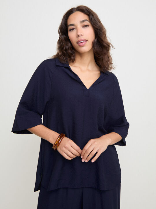 T&Uacute;NICA FLUIDA Azul Marino image number null