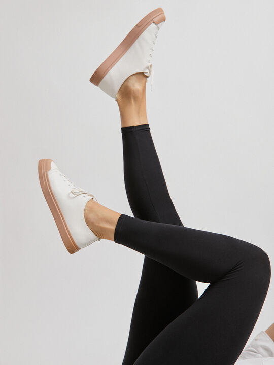 LEGGING BASICO LARGO Negro image number null