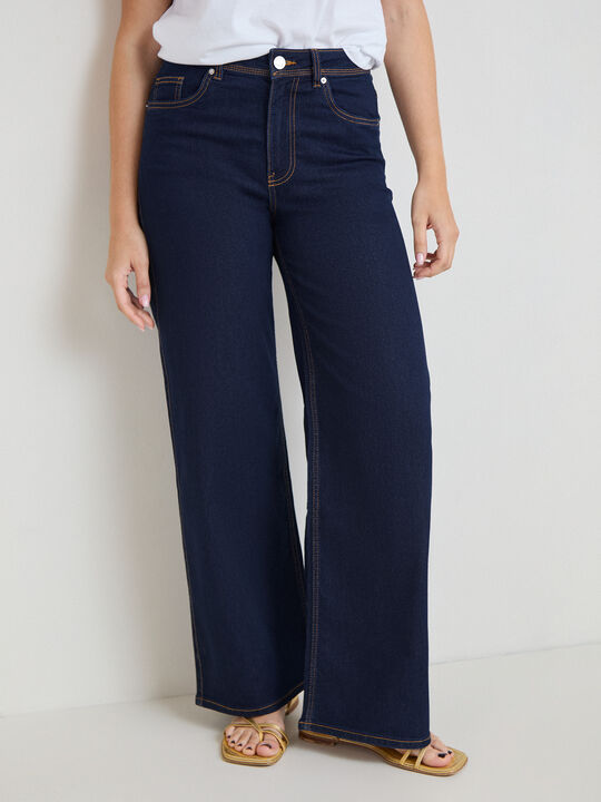 WIDE LEG B&Aacute;SICO Rinse Wash image number null