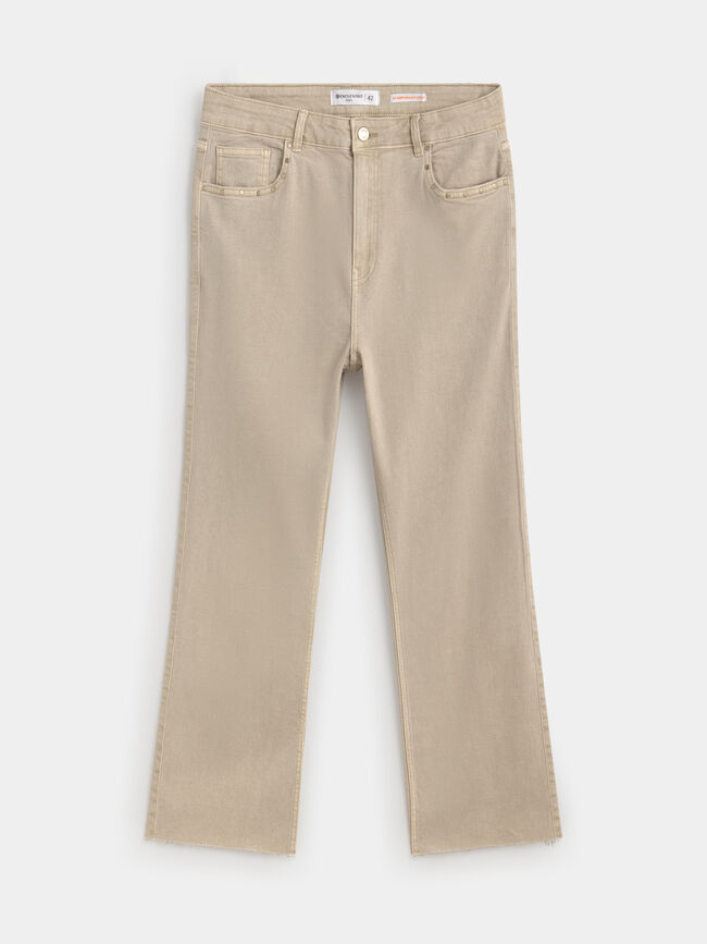 VAQUERO TACHAS BOLSILLO Beige