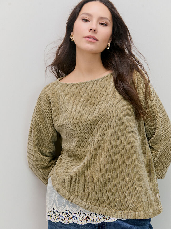 JERSEY PUNTILLA Verde Pastel