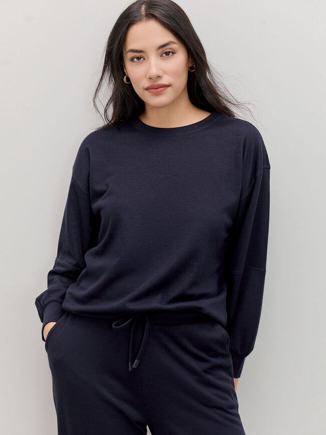 SUDADERA CORTES Azul Marino