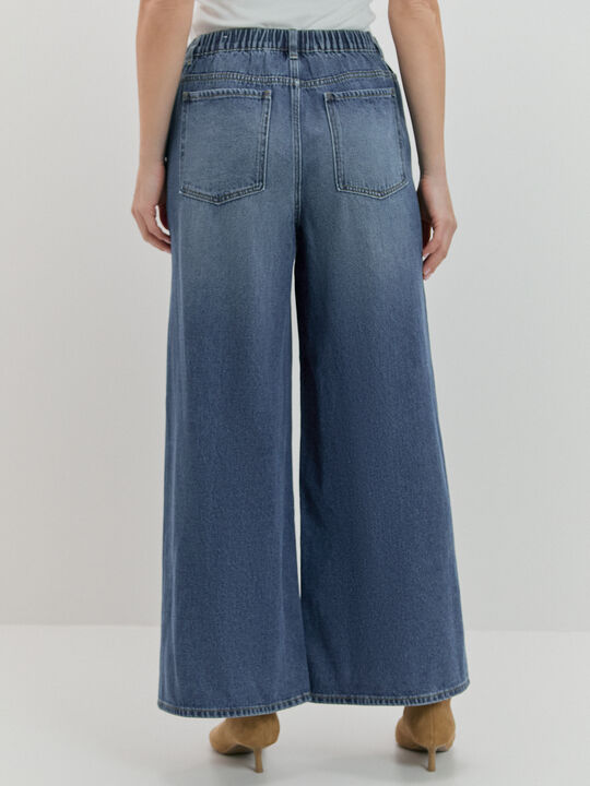 SUPER WIDE LEG GOMA Dark blue image number null