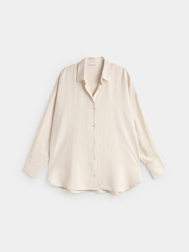 CAMISA OVERSIZE Vison Claro