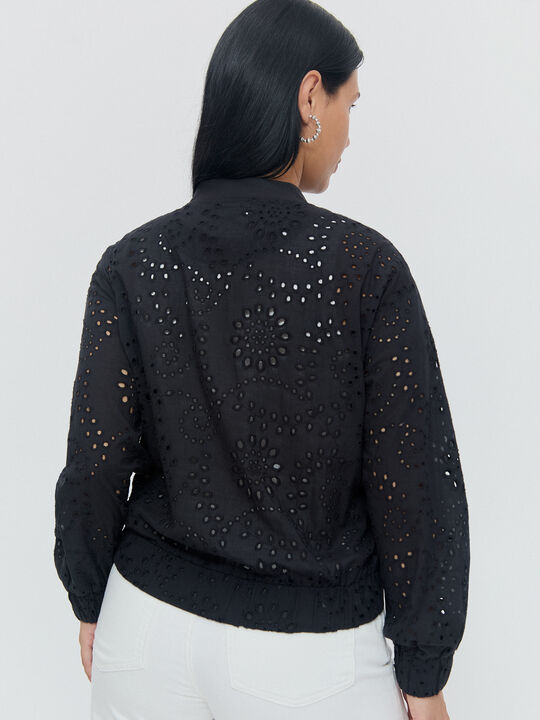 BOMBER BORDADOS Negro image number null
