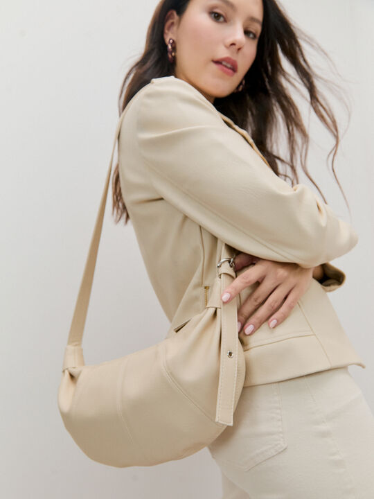 BOLSO BANDOLERA CORTES Beige image number null