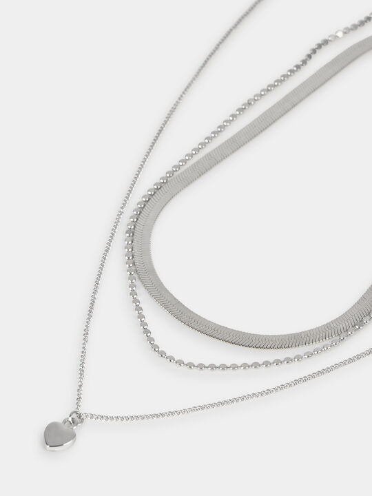PACK COLLAR BAÑO PLATA Plata image number null