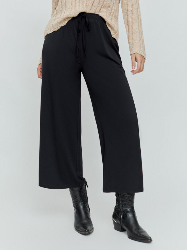 PANTALON RECTO Negro