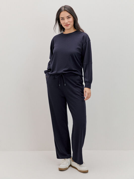 SUDADERA CORTES Azul Marino image number null