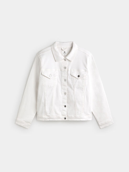 CAZADORA VAQUERA BASICA Blanco Optico image number null