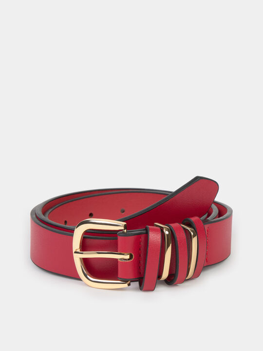 CINTUR&Oacute;N DETALLE TRABILLA Rojo image number null