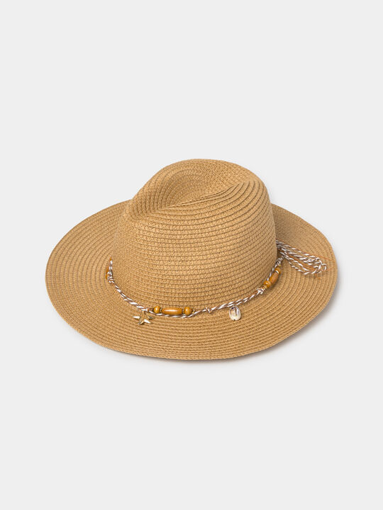 SOMBRERO RAFFIA CADENA Crudo image number null