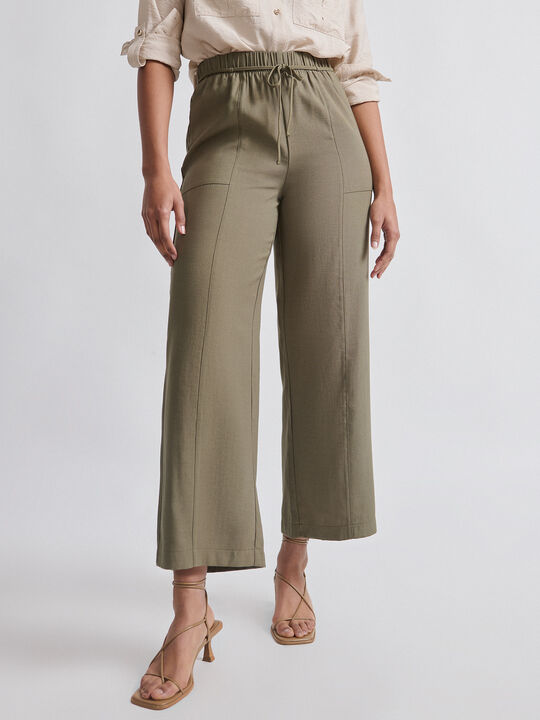 PANTALON BOLSILLO CARPENTER kaki oscuro image number null