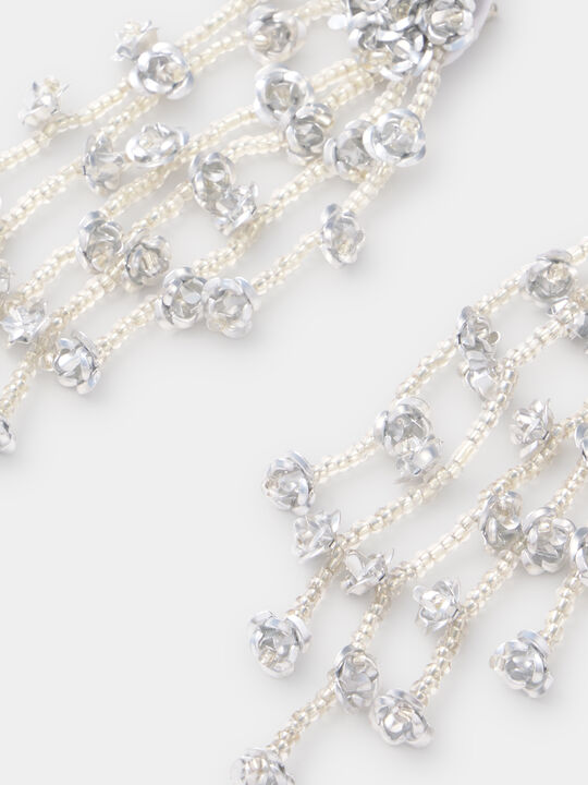PENDIENTES FLOR BBC Plata image number null