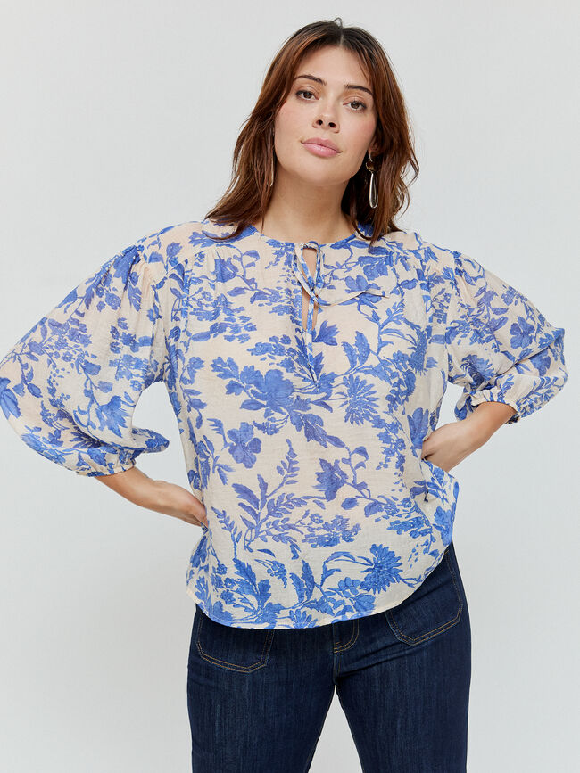 BLUSA VOLUMEN Blanco Optico