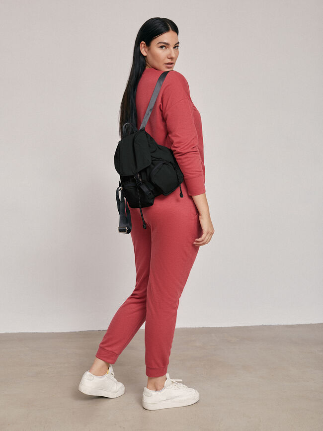 Mochila Nylon Negro