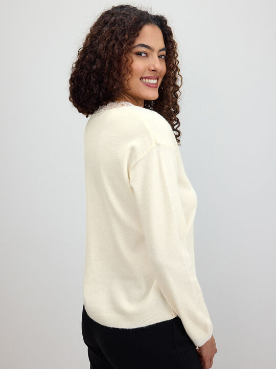 JERSEY PUNTILLA PICO Crudo image number null