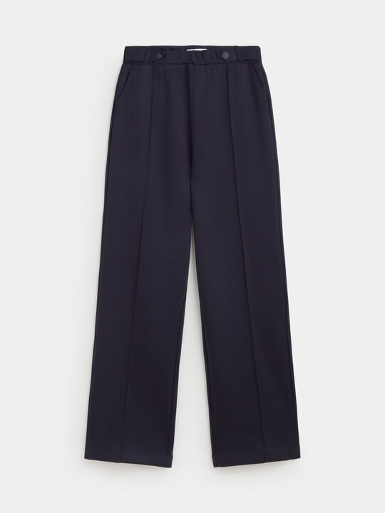 PANTALON VESTIR DETALLE Azul Marino image number null