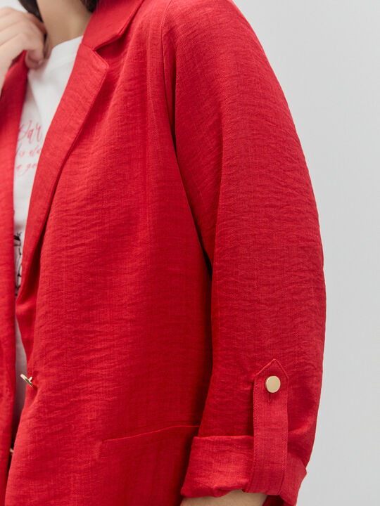 BLAZER FIT RELAJADO Rojo image number null