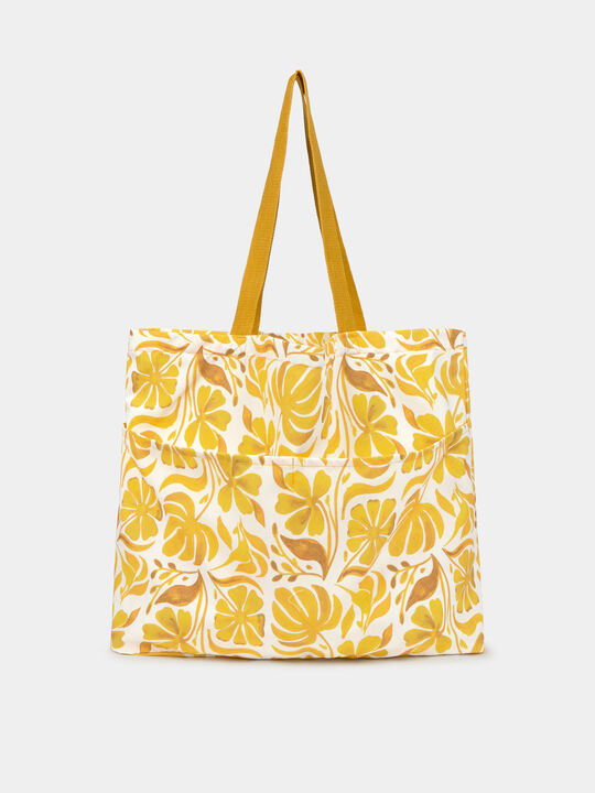 BOLSO GRANDE ESTAMPADO Crudo image number null