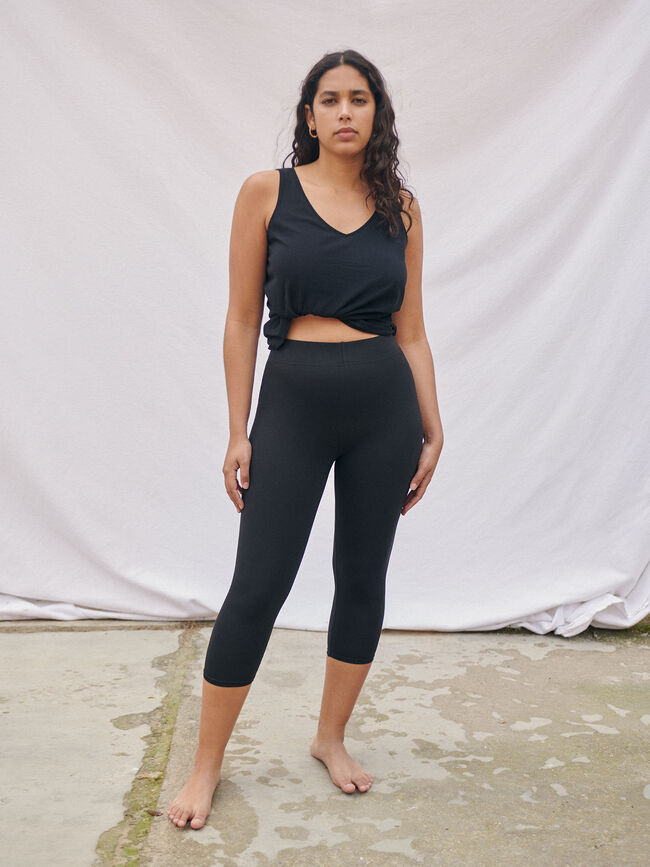 Legging capri Negro