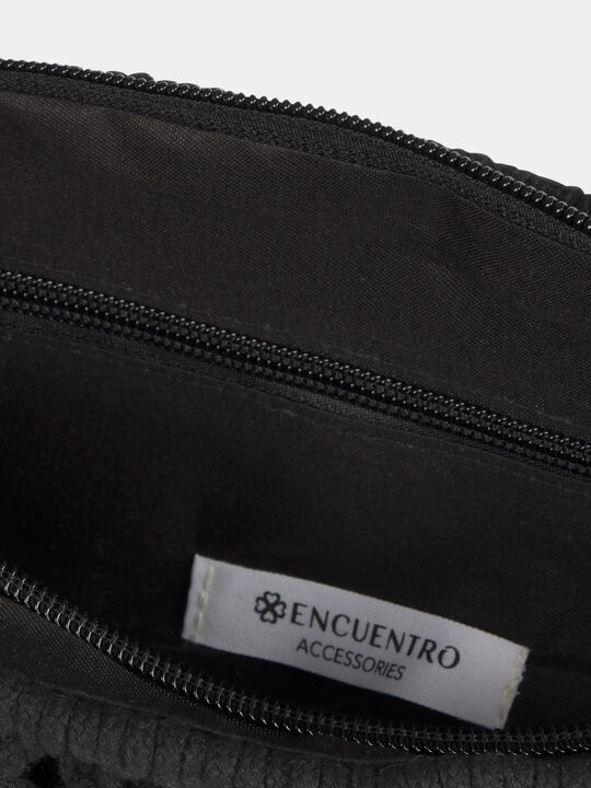 BOLSO MANO CROCHET Negro image number null
