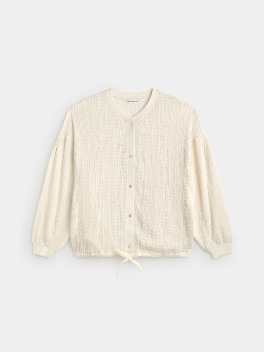 CHAQUETA BOMBER Crudo image number null