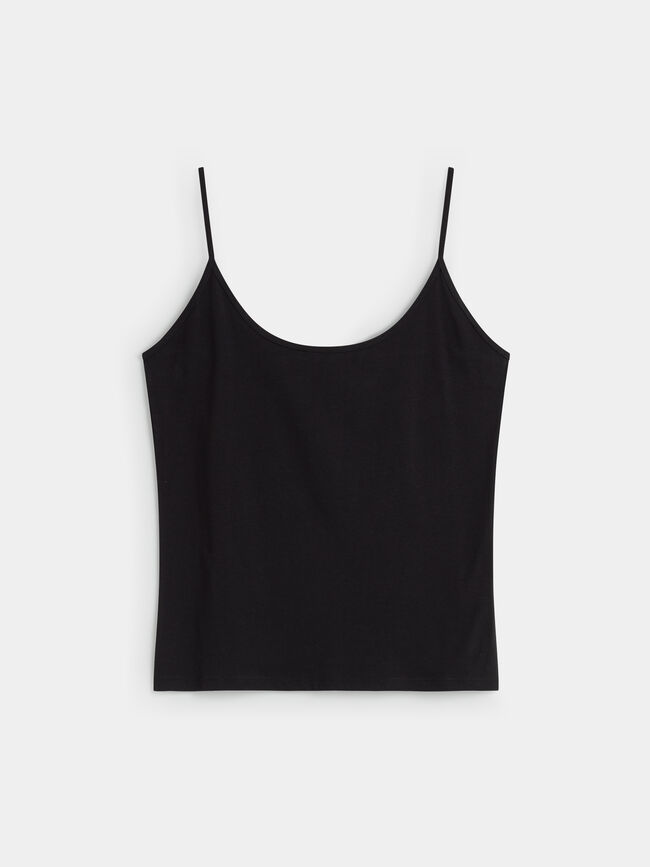 TOP TIRANTES Negro