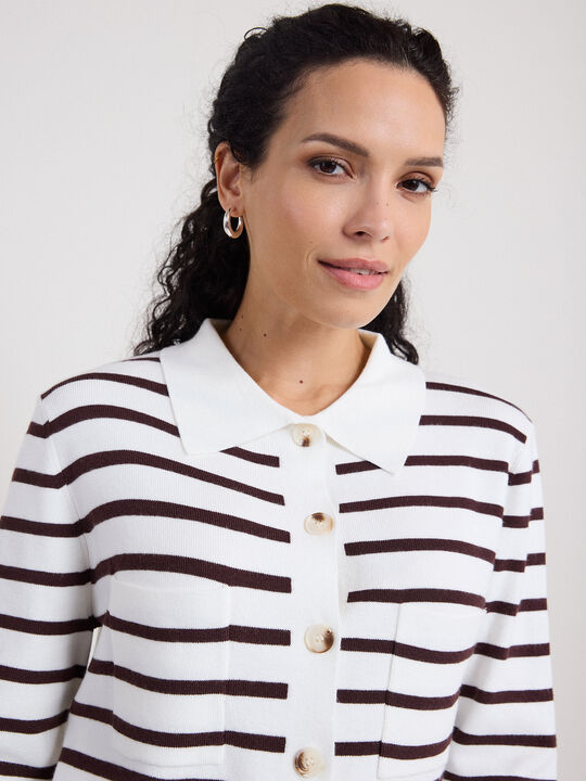 CARDIGAN RAYAS Crudo image number null
