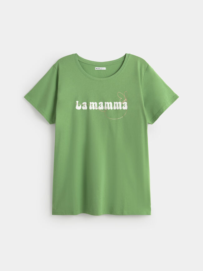 CAMISETA LA MAMMA Oliva Kaki