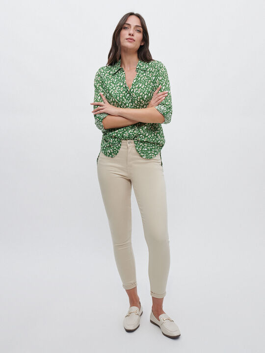 CAMISA ESTAMPADA verde militar image number null