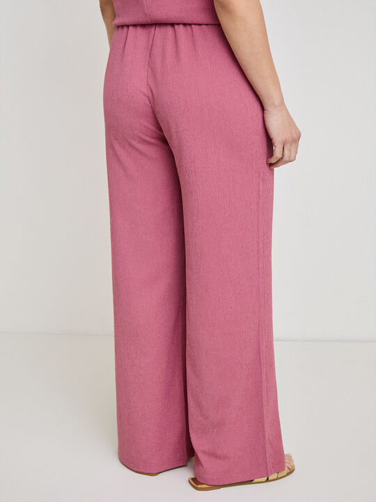 PANTALON TEXTURA ROSA VINTAGE image number null