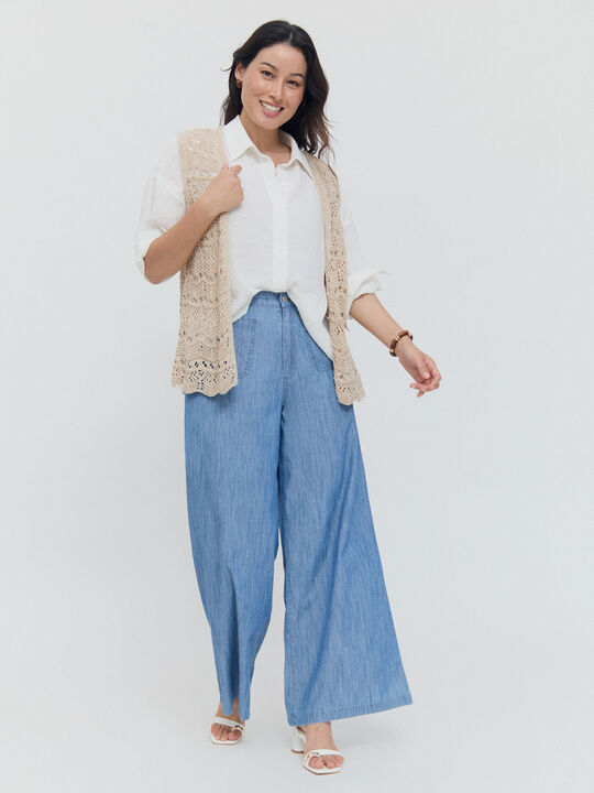 CAMISA RUSTICA Blanco Optico image number null