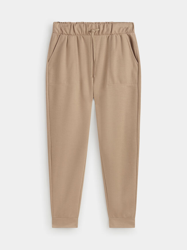 PANTALON CON BOLSILLO LATERAL Piedra oscuro