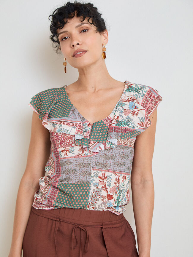 CAMISETA VOLANTES Estampado 1