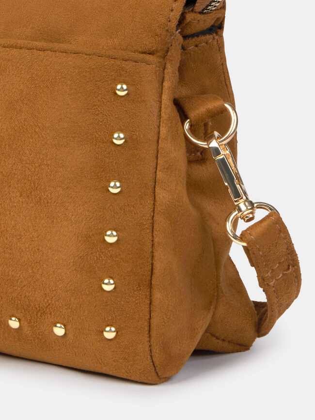 BOLSO BANDOLERA TACHAS Camel
