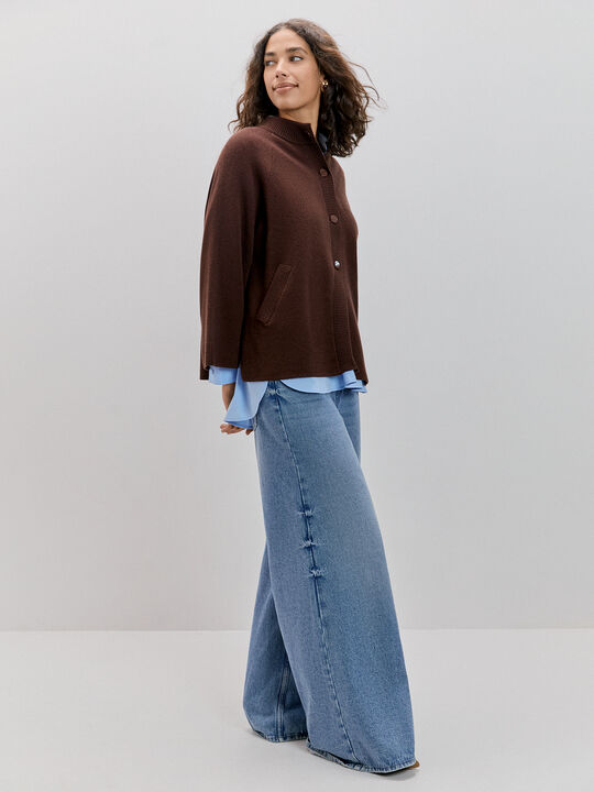 CARDIGAN CAPA ROJO MARTE image number null